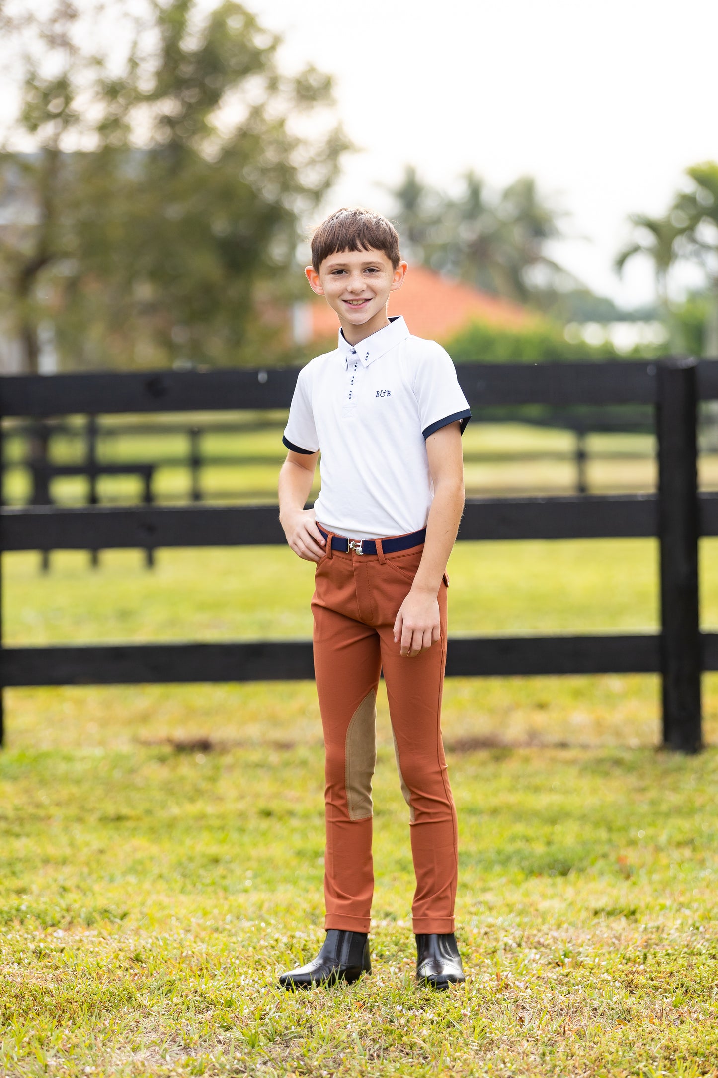 Boys Rust Jodphurs
