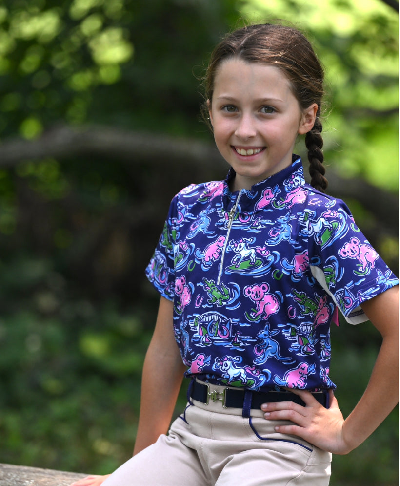 Australia, Crossword and Butterflies Sun Shirt