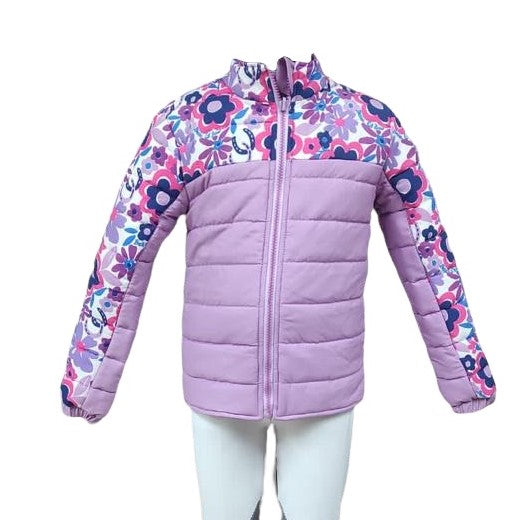 Puffer Jacket Flower Power